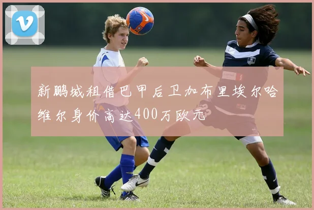 新鹏城租借巴甲后卫加布里埃尔哈维尔身价高达400万欧元